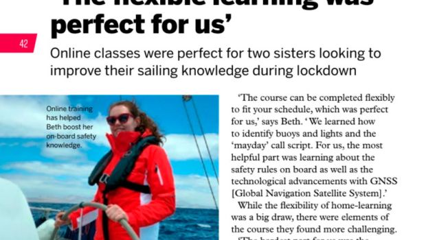 RYA Magazine about Endeavour Sailing